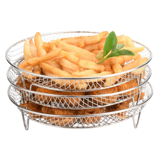 Stainless Steel Air Fryer Rack Set (3 Pieces)