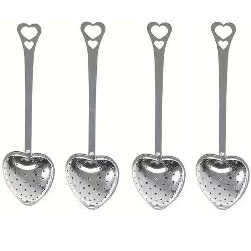 Stainless Steel Tea Infuser Set – 4 Pieces