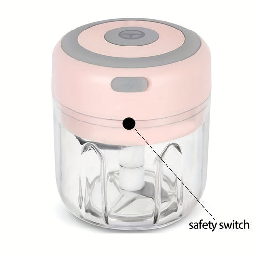 Electric Mini Food Chopper (Pink)