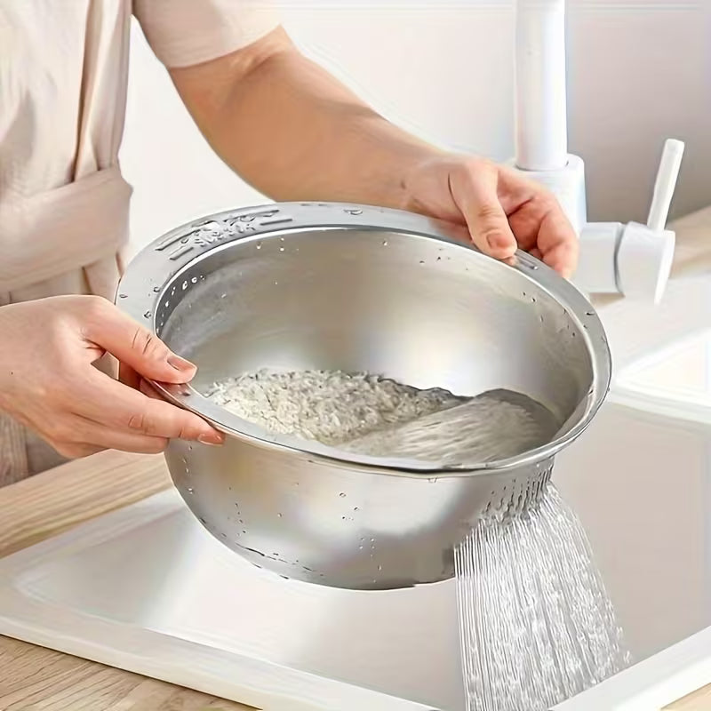 Stainless Steel Draining Bowl