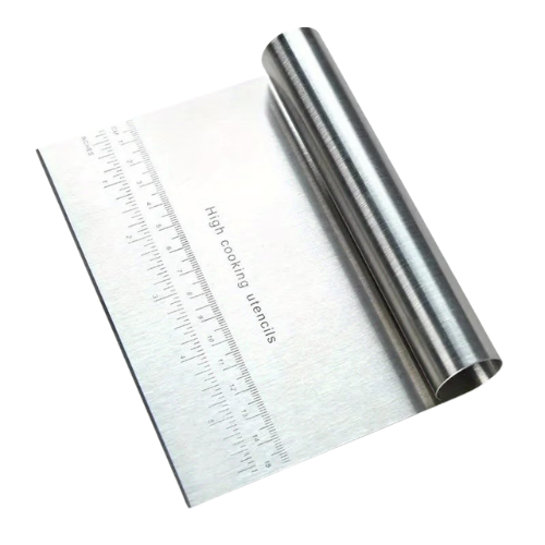 Stainless Steel Dough Cutter & Bench Scraper