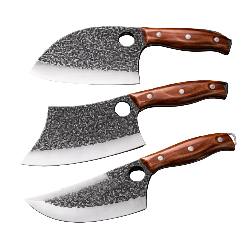 Premium 3-Piece Butcher Knife Set