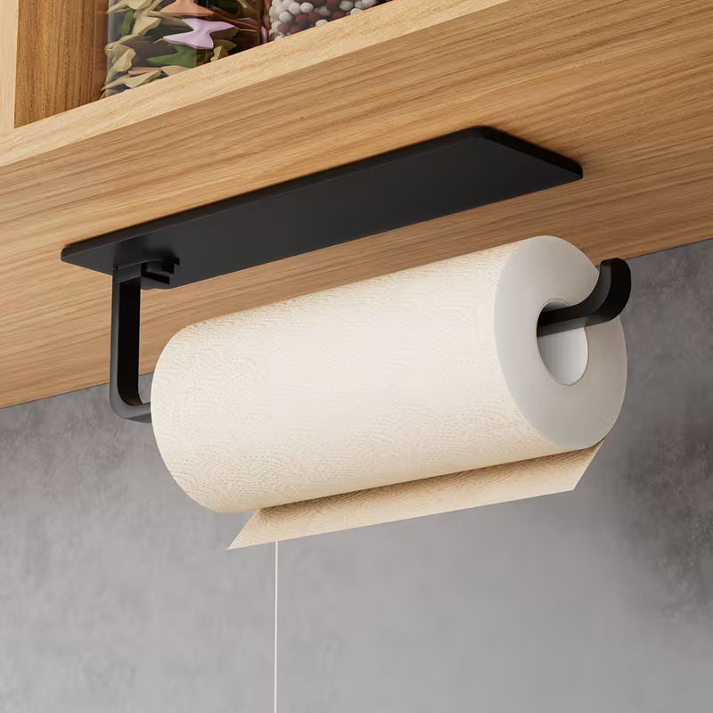Under Cabinet Paper Towel Holder gray