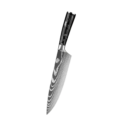 Black Resin Chef Knife 7 -inch