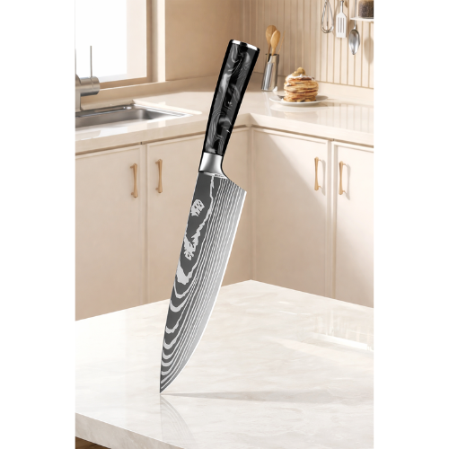 Blue Resin Chef Knife 7 -inch